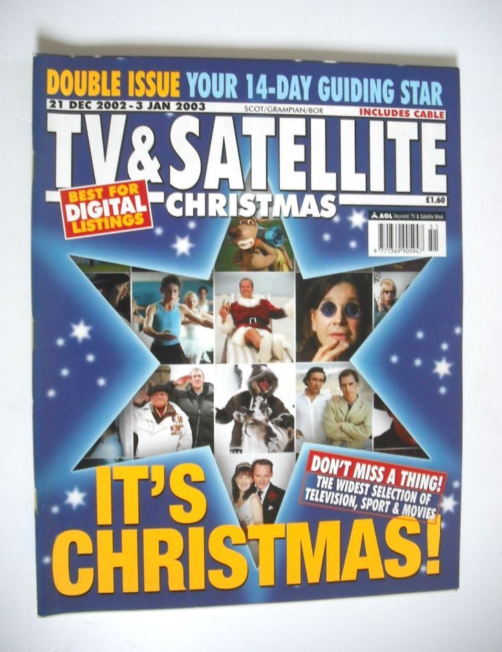 TV & Satellite Week magazine - Christmas & New Year Issue (21 December 2002 - 3 January 2003)