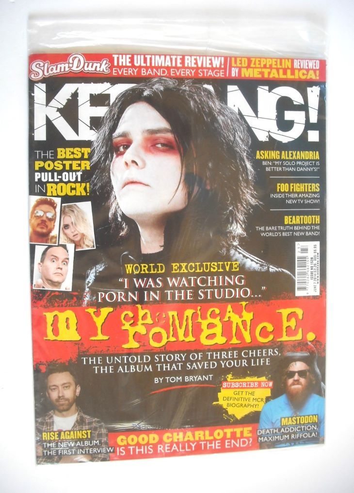 Kerrang magazine - Gerard Way cover (7 June 2014 - Issue 1520)