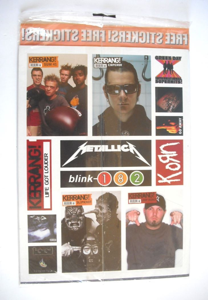 Kerrang magazine - Nine Inch Nails cover (2 February 2002 - Issue 889)