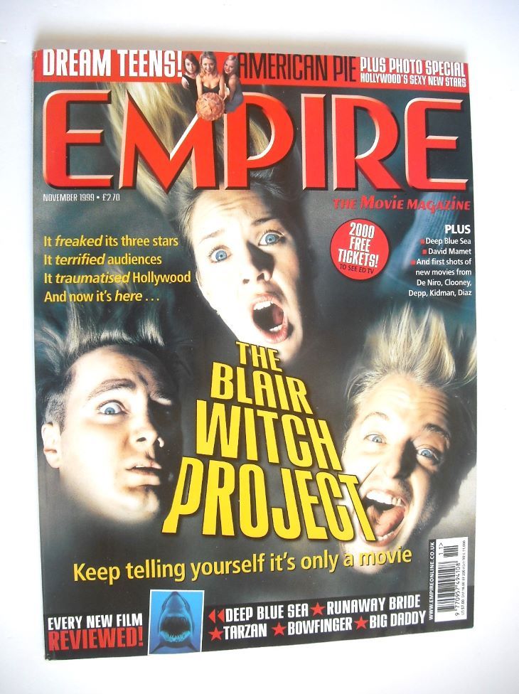 <!--1999-11-->Empire magazine - The Blair Witch Project cover (November 199