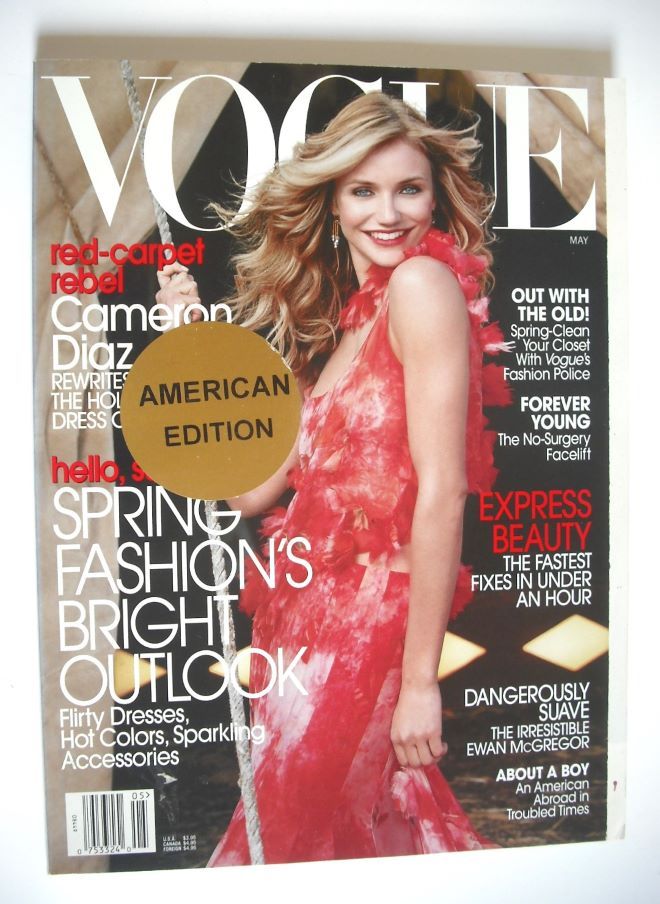 US Vogue magazine - May 2003 - Cameron Diaz cover