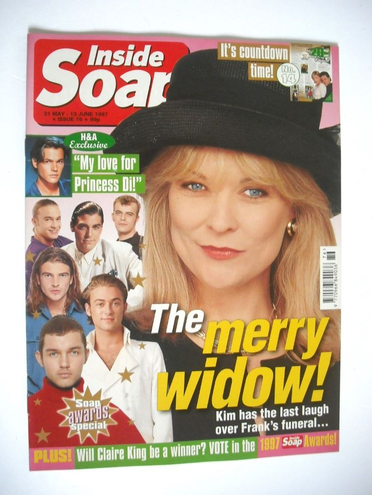 Inside Soap magazine - Claire King cover (31 May - 13 June 1997)