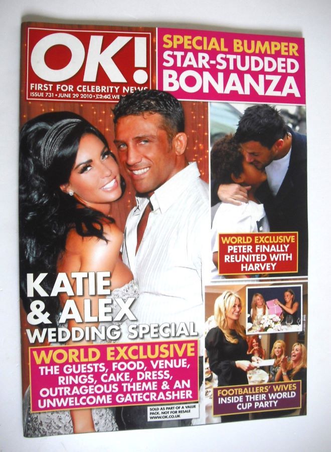<!--2010-06-29-->OK! magazine - Jordan Katie Price and Alex Reid cover (29 