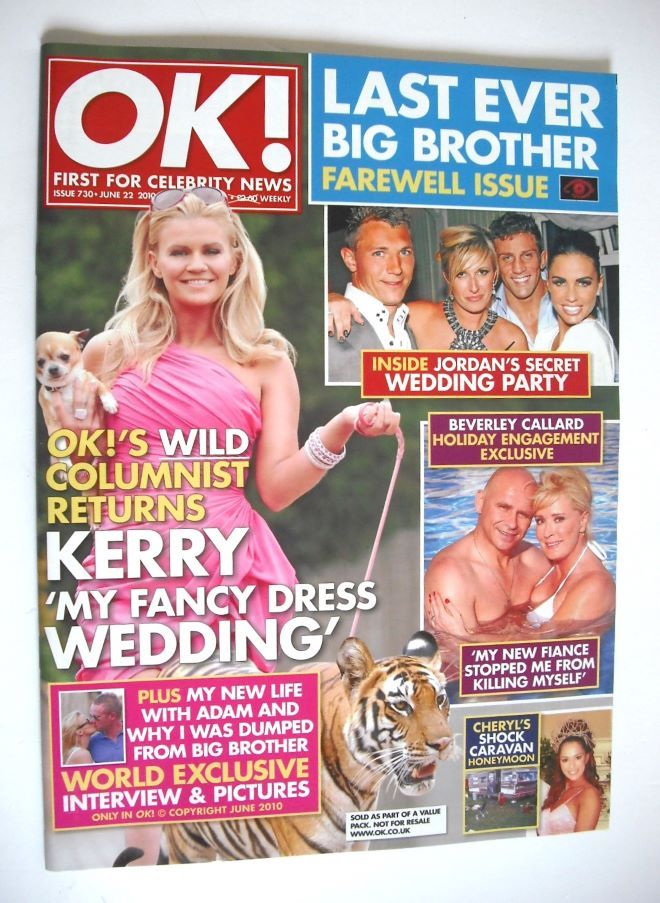 OK! magazine - Kerry Katona cover (22 June 2010 - Issue 730)