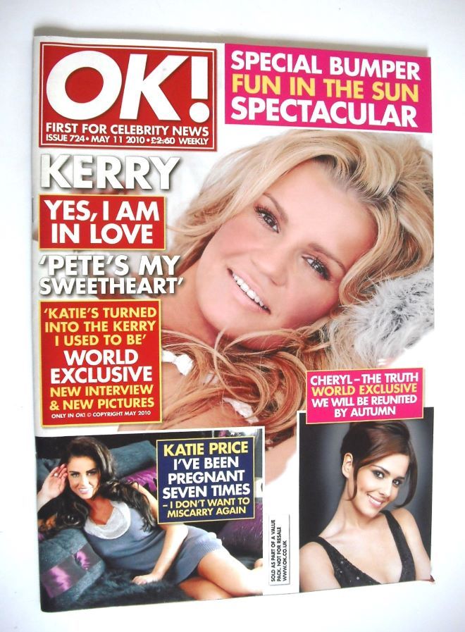 OK! magazine - Kerry Katona cover (11 May 2010 - Issue 724)