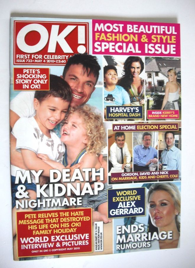 OK! magazine - Peter Andre cover (4 May 2010 - Issue 723)