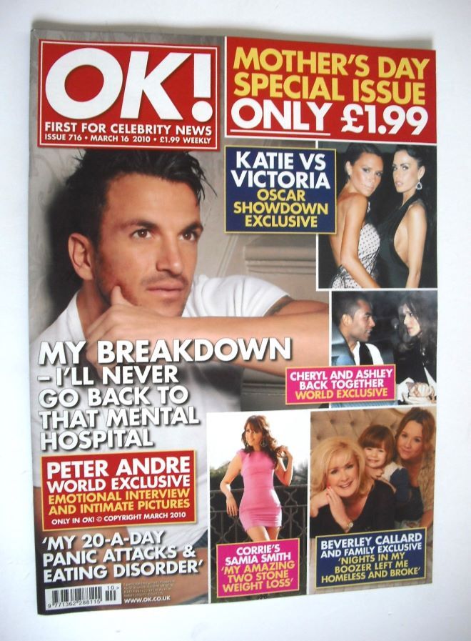 OK! magazine - Peter Andre cover (16 March 2010 - Issue 716)