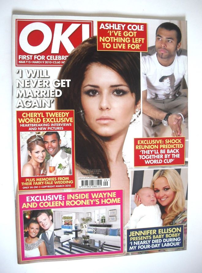 OK! magazine - Cheryl Cole cover (9 March 2010 - Issue 715)