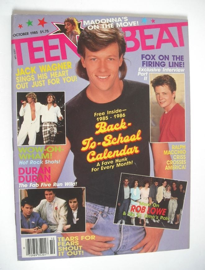 Teen Beat magazine (October 1985)