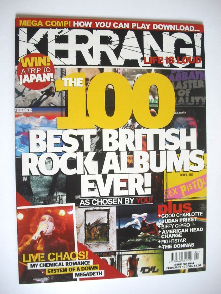 <!--2005-02-19-->Kerrang magazine - The 100 Best British Rock Albums Ever c