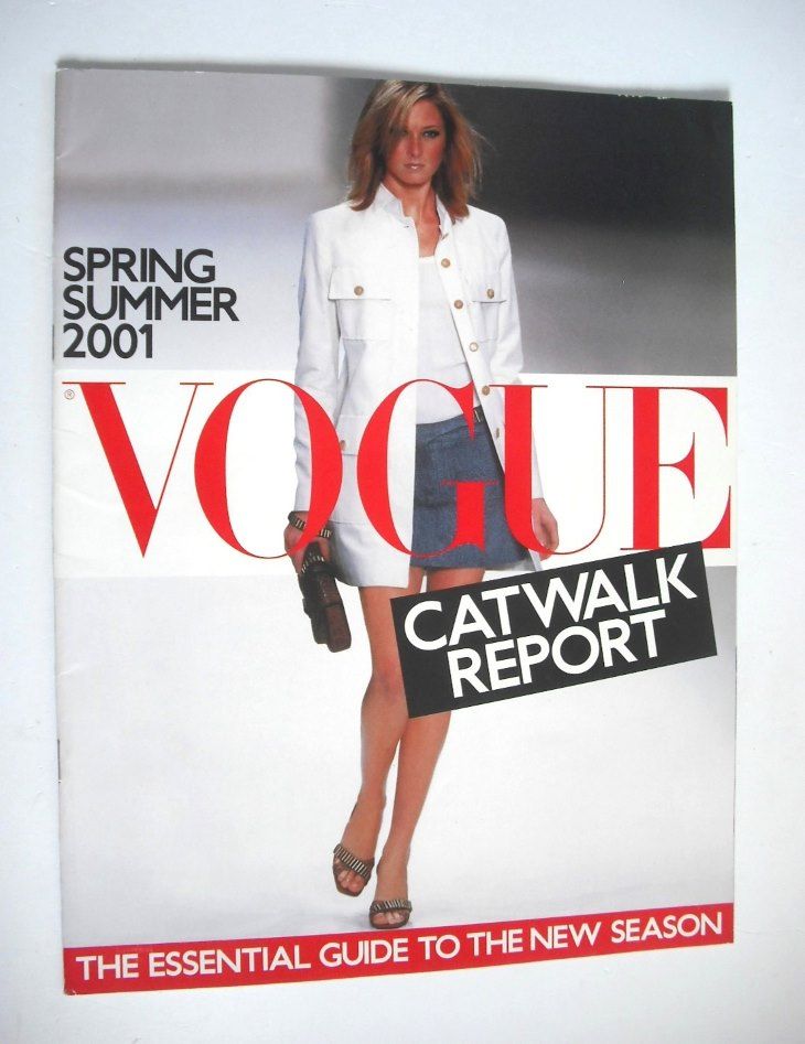 British Vogue supplement - Catwalk Report (Spring/Summer 2001)