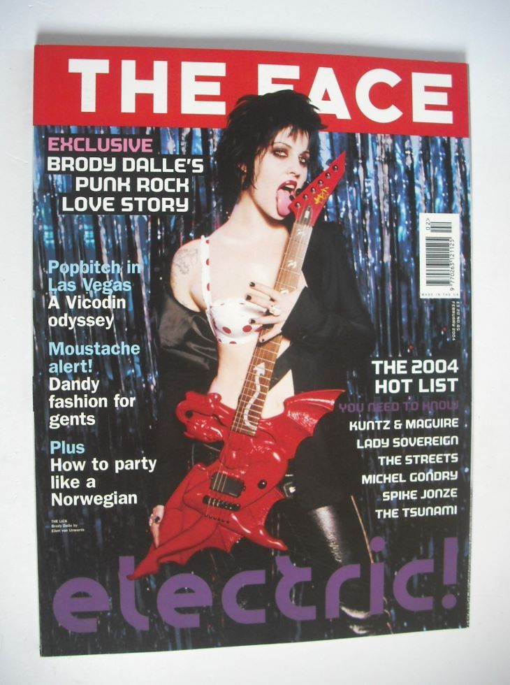 The Face magazine - Brody Dalle cover (February 2004 - Volume 3 No. 85)