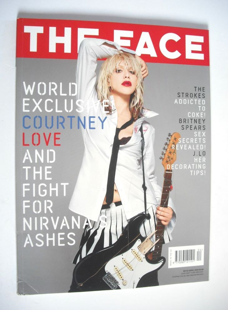 The Face magazine - Courtney Love cover (April 2002 - Volume 3 No. 63)