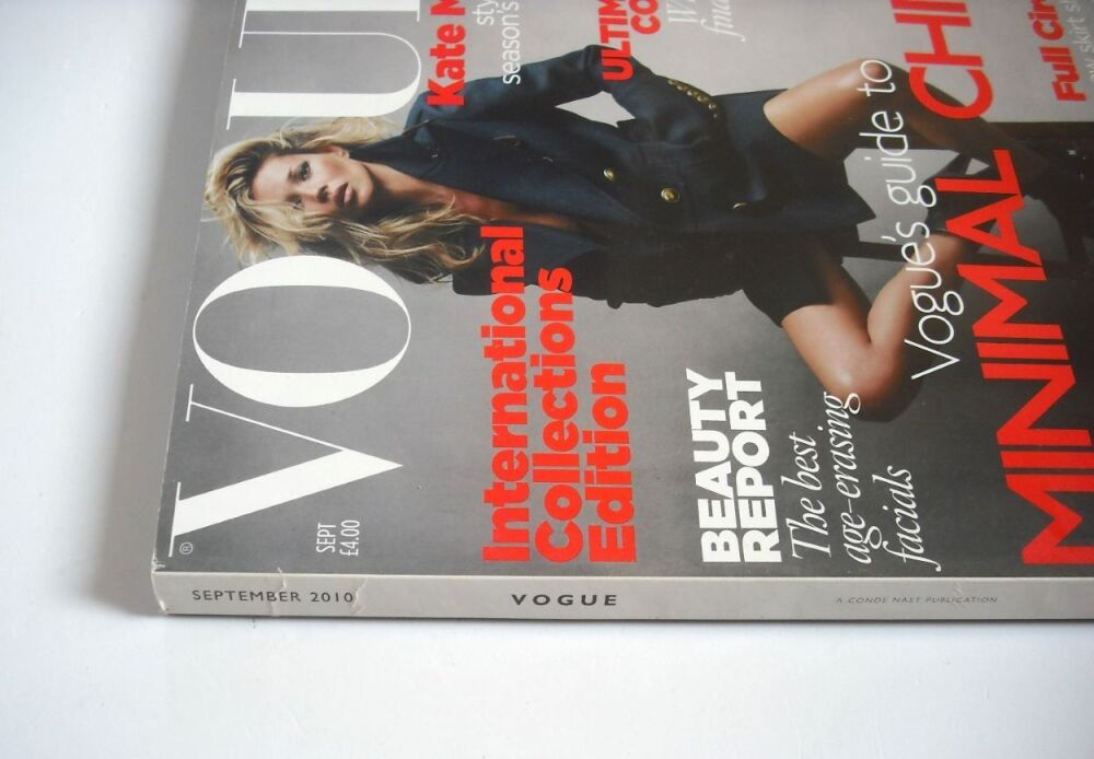 British Vogue magazine - September 2010 - Kate Moss cover