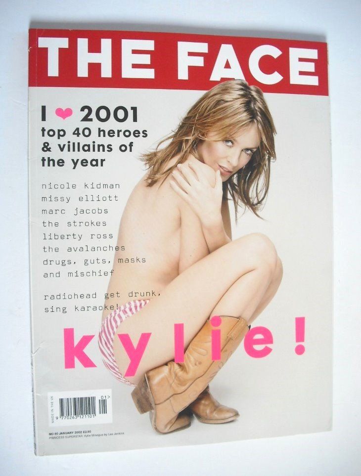 The Face magazine - Kylie Minogue cover (January 2002 - Volume 3 No. 60)