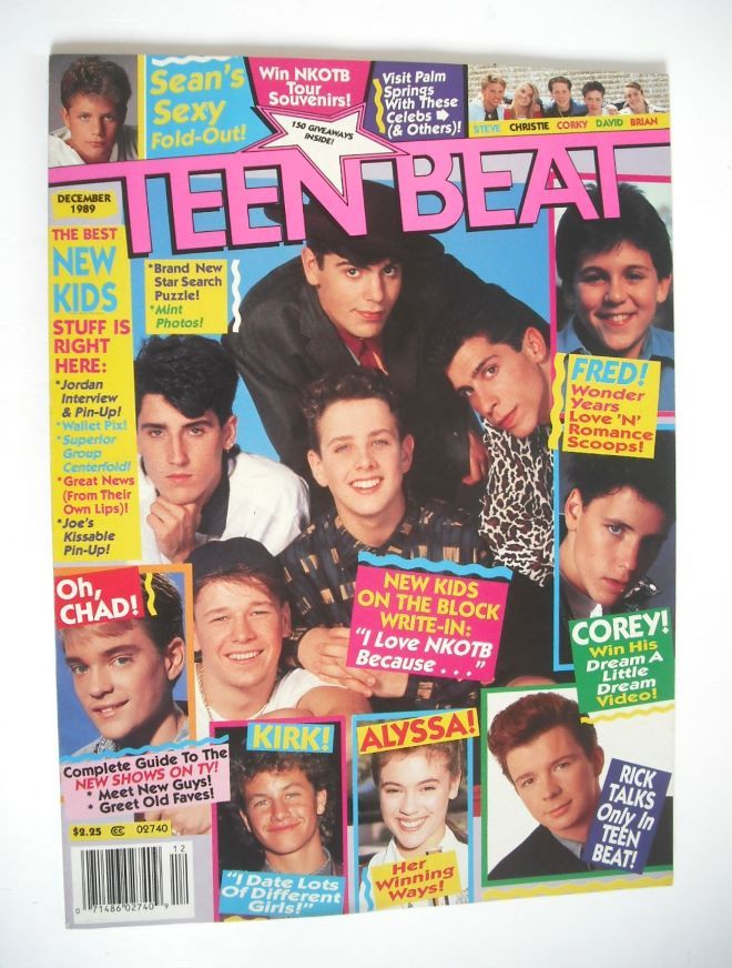 Teen Beat magazine (December 1989 - New Kids On The Block cover)