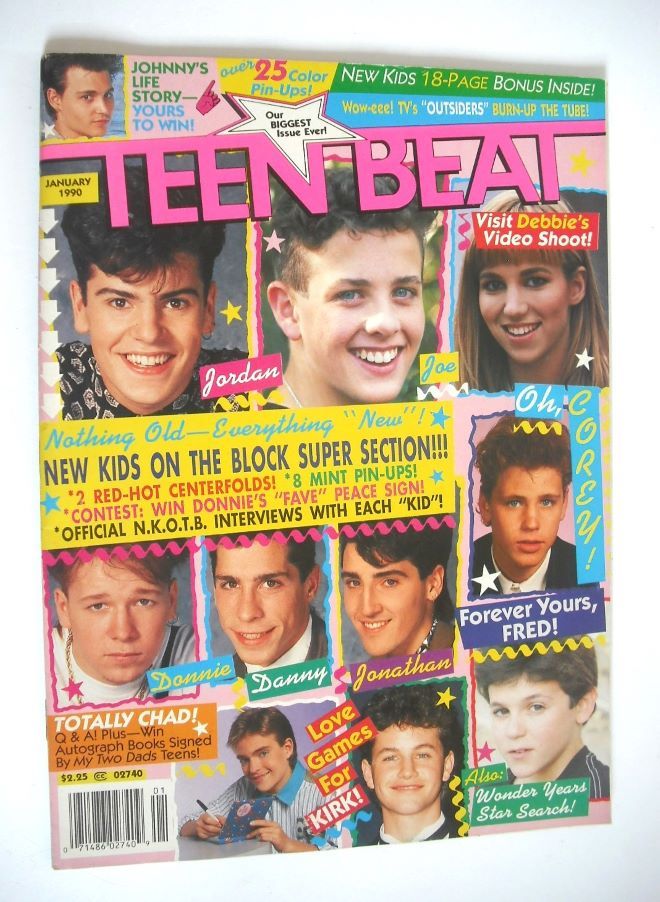Teen Beat magazine (January 1990)