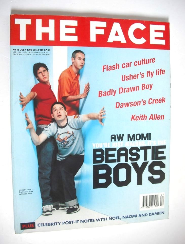 The Face magazine - Beastie Boys cover (July 1998 - Volume 3 No. 18)
