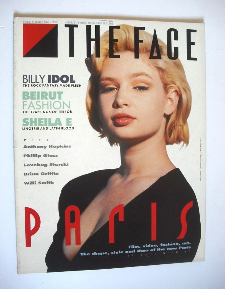 <!--1986-07-->The Face magazine - Marthe Lagache cover (July 1986 - Issue 7