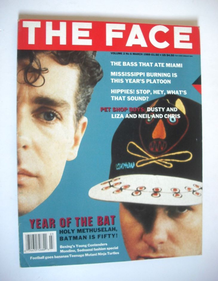The Face magazine - Pet Shop Boys cover (March 1989 - Volume 2 No. 6)