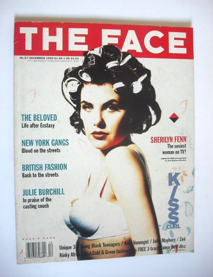 The Face magazine - Sherilyn Fenn cover (December 1990 - Volume 2 No. 27)