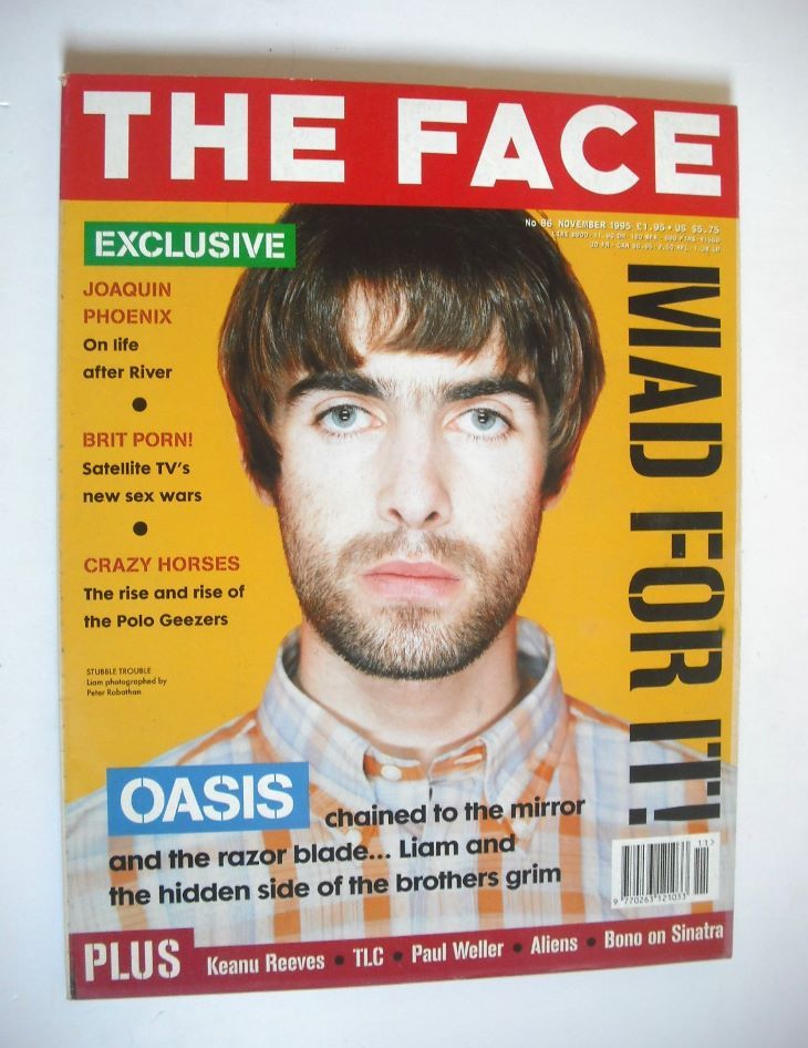 <!--1995-11-->The Face magazine - Liam Gallagher cover (November 1995 - Vol