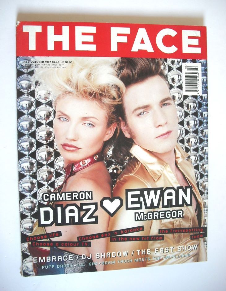 <!--1997-10-->The Face magazine - Cameron Diaz & Ewan McGregor cover (Octob
