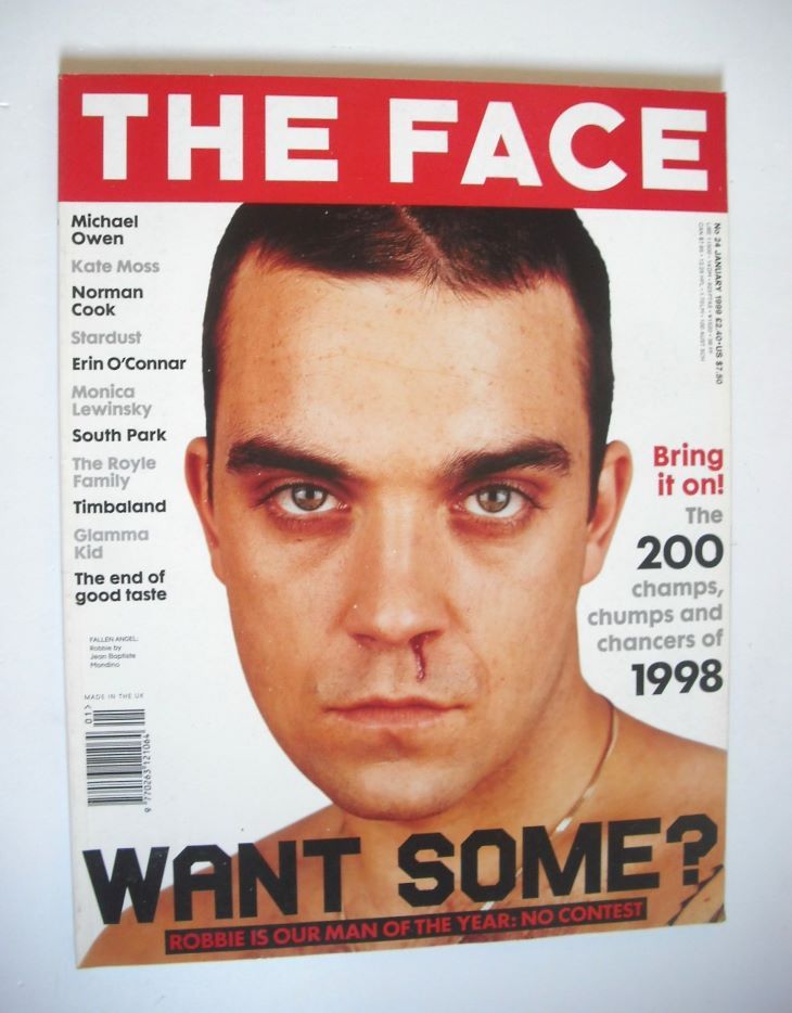 <!--1999-01-->The Face magazine - Robbie Williams cover (January 1999 - Vol