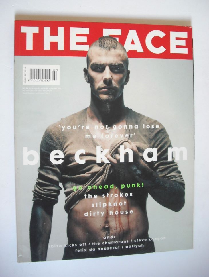 The Face magazine - David Beckham cover (July 2001 - Volume 3 No. 54)