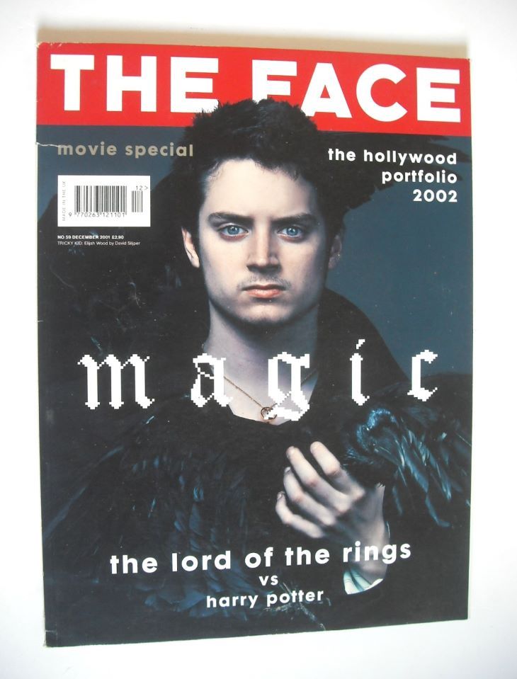 The Face magazine - Elijah Wood cover (December 2001 - Volume 3 No. 59)