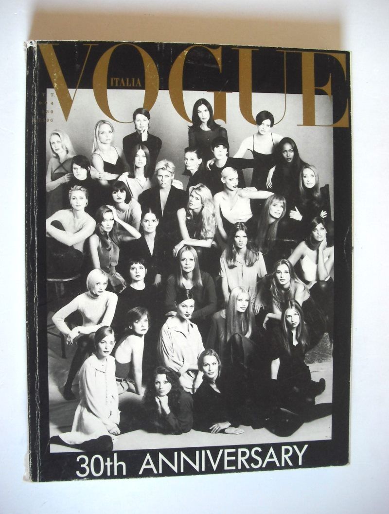 Vogue Italia magazine - October 1994 - 30th Anniversary Issue
