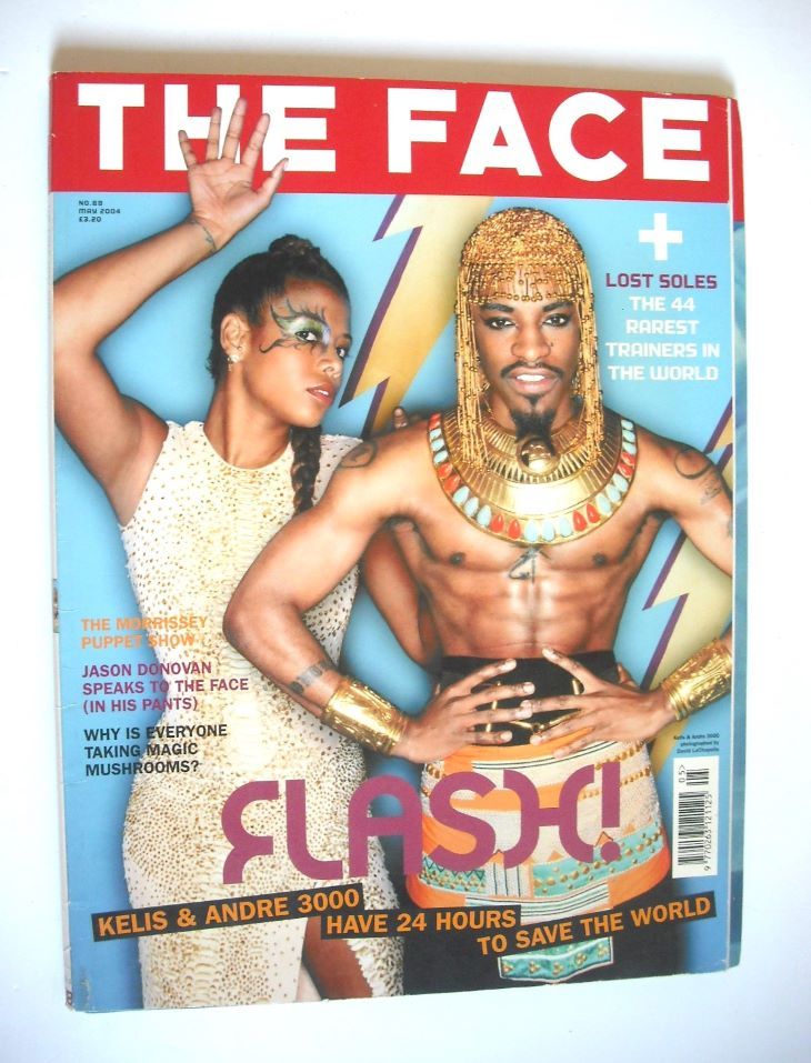 The Face magazine - Gisele Bundchen, Kelis, Andre 3000 cover (May 2004)
