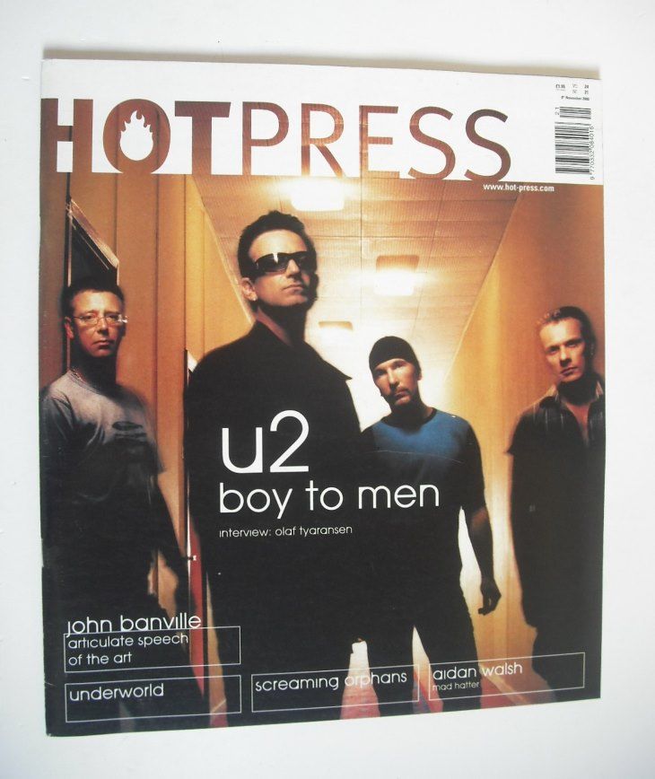 Hot Press magazine - U2 cover (8 November 2000)