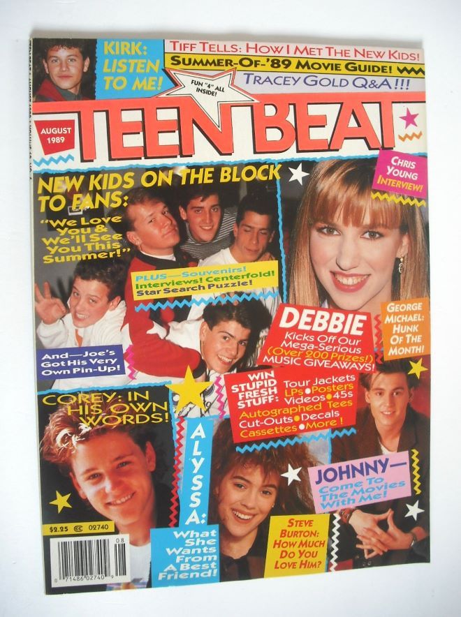Teen Beat magazine (August 1989)