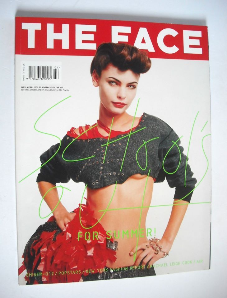 The Face magazine - Clare Durkin cover (April 2001 - Volume 3 No. 51)