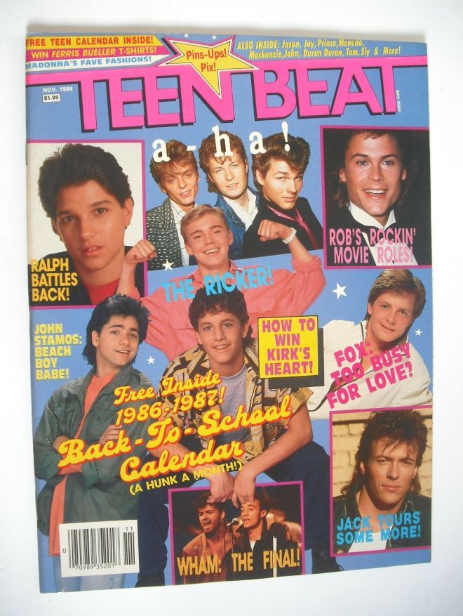 Teen Beat magazine (November 1986)