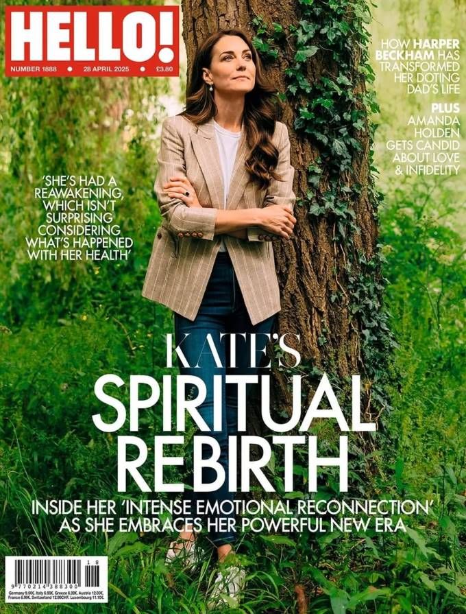 Hello! magazine - Kate Middleton cover (28 April 2025 - Issue 1888)