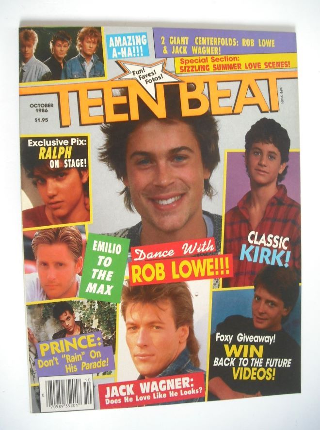 Teen Beat magazine (October 1986)