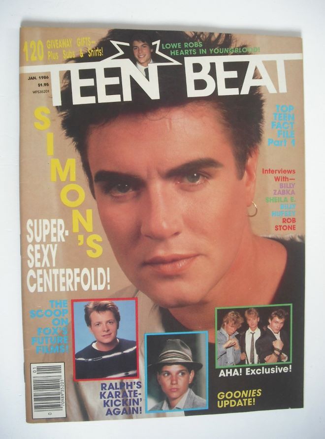 Teen Beat magazine (January 1986 - Simon Le Bon cover)