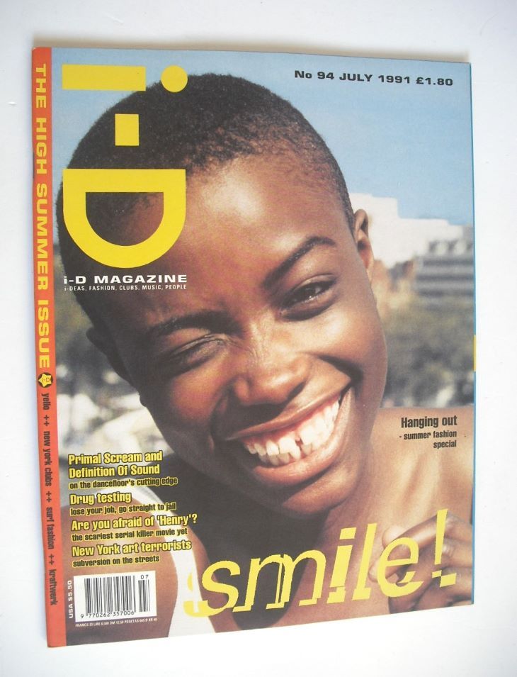 i-D magazine - Lorraine Pascale cover (July 1991 - No 94)
