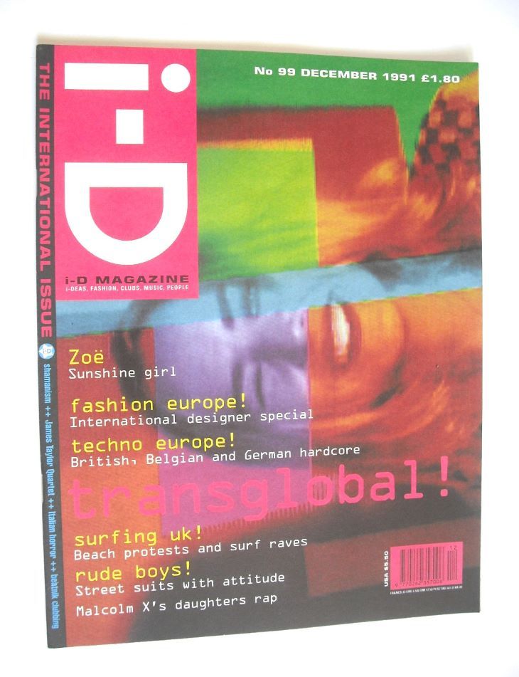 i-D magazine - Transglobal cover (December 1991 - No 99)