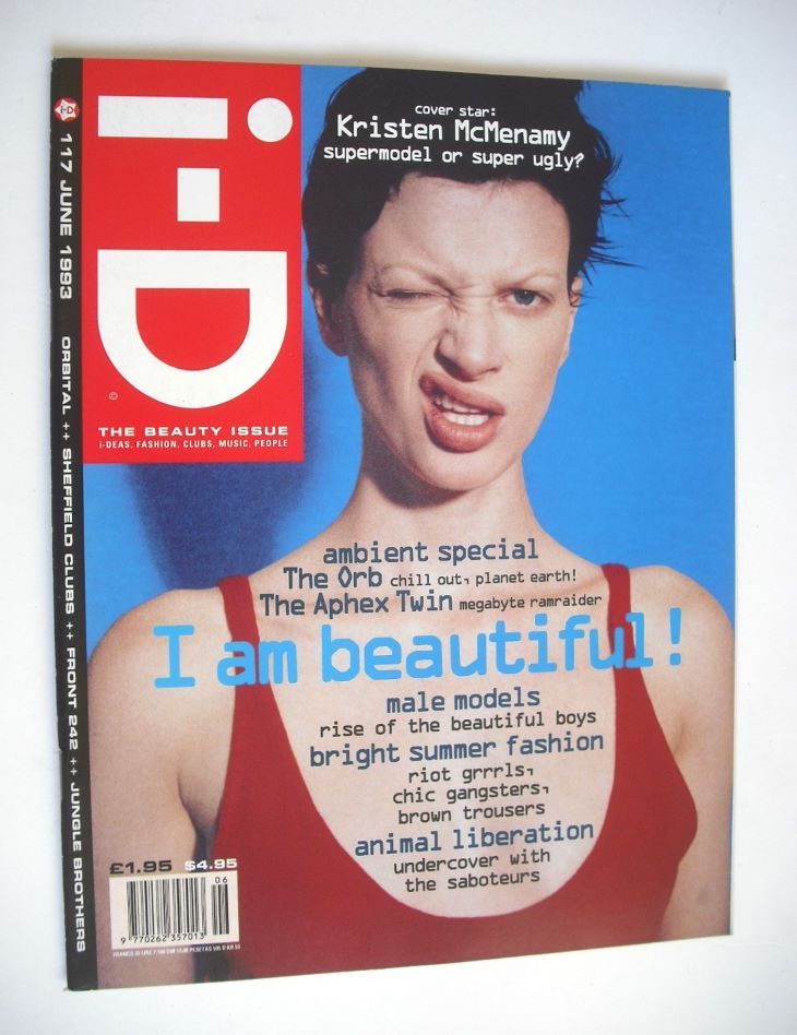 i-D magazine - Kristen McMenamy cover (June 1993 - No 117)