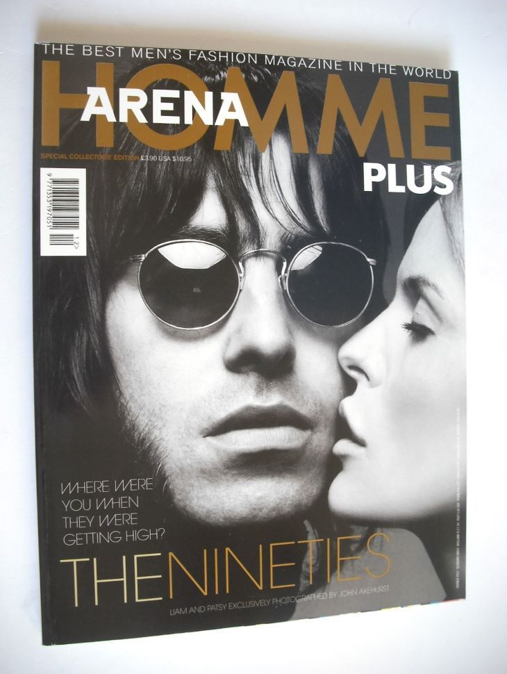 Arena Homme Plus magazine (Autumn/Winter 1999 - Issue 12 - Liam Gallagher and Patsy Kensit cover)