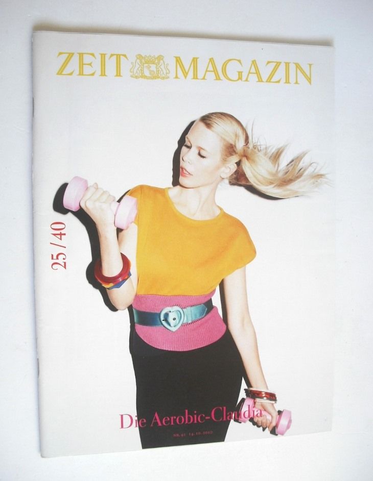 Zeit magazine - Claudia Schiffer cover (25/40) (14 October 2010)