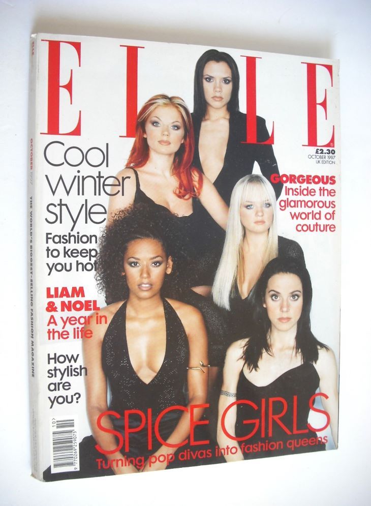 British Elle magazine - October 1997 - The Spice Girls cover