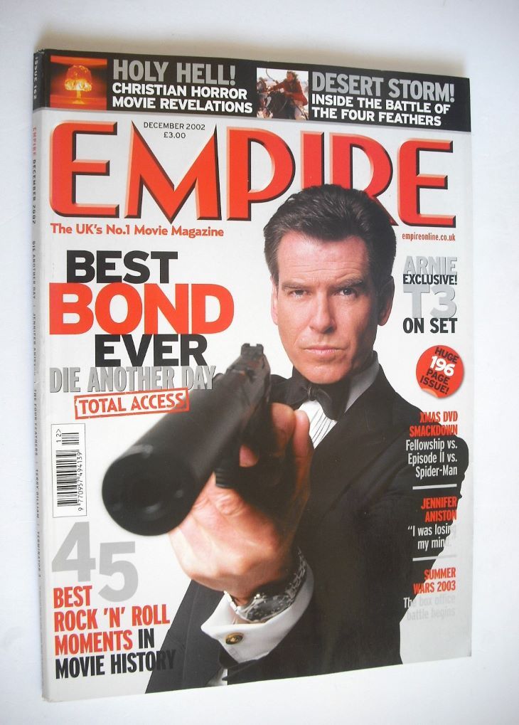 Empire magazine - Pierce Brosnan cover (December 2002 - Issue 162)