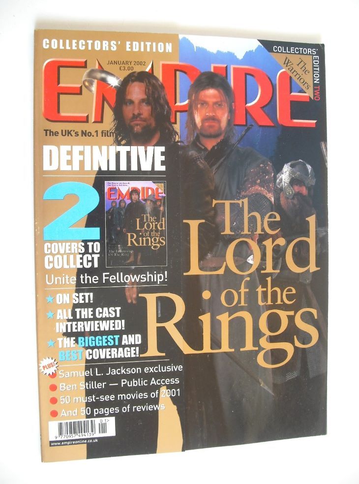 <!--2002-01-->Empire magazine - The Hobbits Collector's Edition cover (Janu