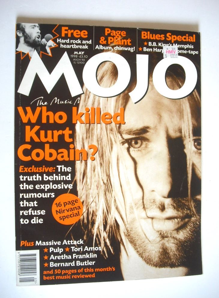 <!--1998-05-->MOJO magazine - Kurt Cobain cover (May 1998 - Issue 54)