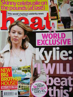 <!--2005-05-28-->Heat magazine - Kylie Minogue cover (28 May - 3 June 2005 