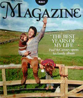 <!--2011-04-16-->The Times magazine - Paul McCartney cover (16 April 2011)